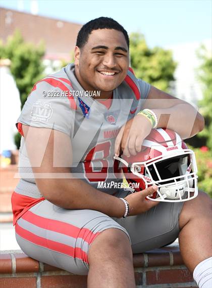 Thumbnail 3 in Mater Dei (Preseason Football Photoshoot) photogallery.