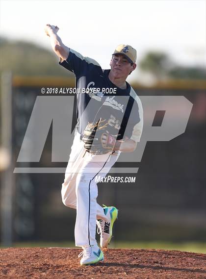 Thumbnail 1 in Vero Beach vs. Eua Gallie (PBR Florida Preseason Classic) photogallery.