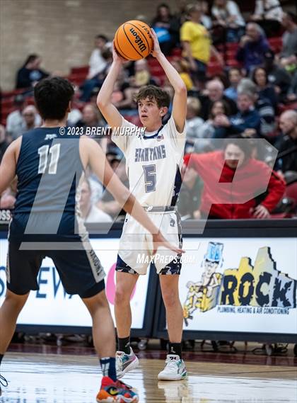 Thumbnail 1 in Salida vs. The Pinnacle (CHSAA 3A Great 8) photogallery.
