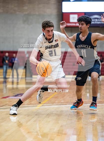 Thumbnail 1 in Salida vs. The Pinnacle (CHSAA 3A Great 8) photogallery.