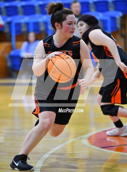 Thumbnail 3 in Watts vs Braggs (OSSAA Class B Area II District Playoff) photogallery.