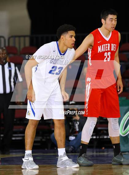 Thumbnail 2 in Mater Dei vs. Bishop Gorman (Tarkanian Classic) photogallery.
