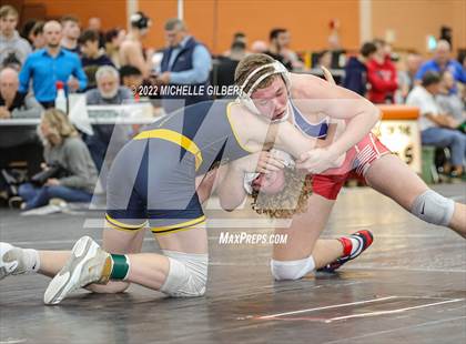 Thumbnail 1 in PIAA AA Regional State Qualifier Wrestlebacks and Semifinals photogallery.