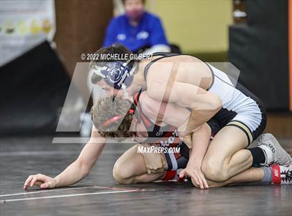 Thumbnail 1 in PIAA AA Regional State Qualifier Wrestlebacks and Semifinals photogallery.