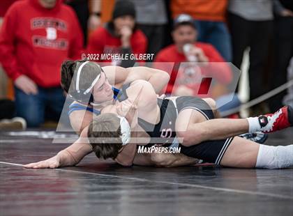 Thumbnail 2 in PIAA AA Regional State Qualifier Wrestlebacks and Semifinals photogallery.