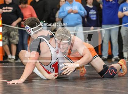 Thumbnail 2 in PIAA AA Regional State Qualifier Wrestlebacks and Semifinals photogallery.