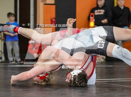 Thumbnail 2 in PIAA AA Regional State Qualifier Wrestlebacks and Semifinals photogallery.