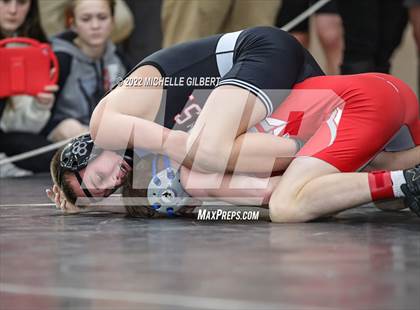 Thumbnail 2 in PIAA AA Regional State Qualifier Wrestlebacks and Semifinals photogallery.
