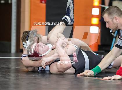Thumbnail 1 in PIAA AA Regional State Qualifier Wrestlebacks and Semifinals photogallery.