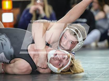 Thumbnail 1 in PIAA AA Regional State Qualifier Wrestlebacks and Semifinals photogallery.
