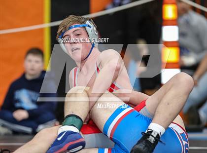 Thumbnail 1 in PIAA AA Regional State Qualifier Wrestlebacks and Semifinals photogallery.