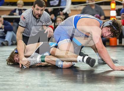 Thumbnail 1 in PIAA AA Regional State Qualifier Wrestlebacks and Semifinals photogallery.