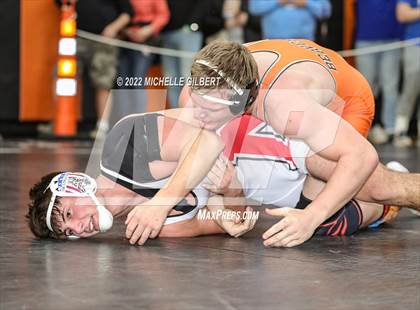 Thumbnail 1 in PIAA AA Regional State Qualifier Wrestlebacks and Semifinals photogallery.