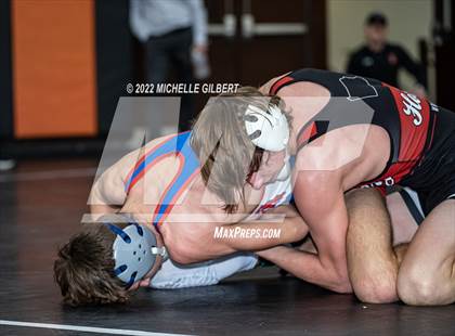 Thumbnail 1 in PIAA AA Regional State Qualifier Wrestlebacks and Semifinals photogallery.