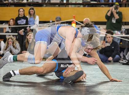 Thumbnail 1 in PIAA AA Regional State Qualifier Wrestlebacks and Semifinals photogallery.