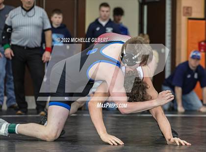 Thumbnail 2 in PIAA AA Regional State Qualifier Wrestlebacks and Semifinals photogallery.