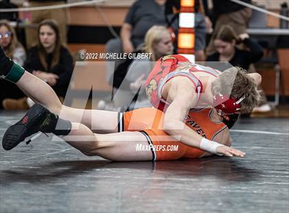 Thumbnail 2 in PIAA AA Regional State Qualifier Wrestlebacks and Semifinals photogallery.