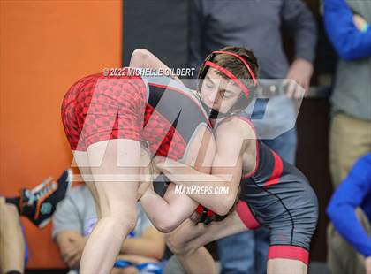 Thumbnail 3 in PIAA AA Regional State Qualifier Wrestlebacks and Semifinals photogallery.