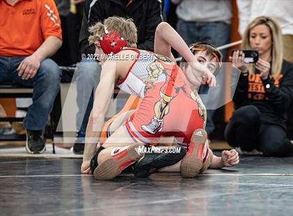 Thumbnail 1 in PIAA AA Regional State Qualifier Wrestlebacks and Semifinals photogallery.