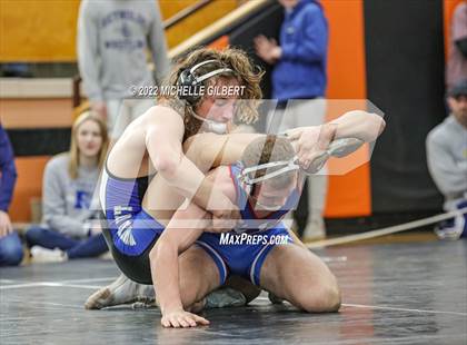 Thumbnail 3 in PIAA AA Regional State Qualifier Wrestlebacks and Semifinals photogallery.