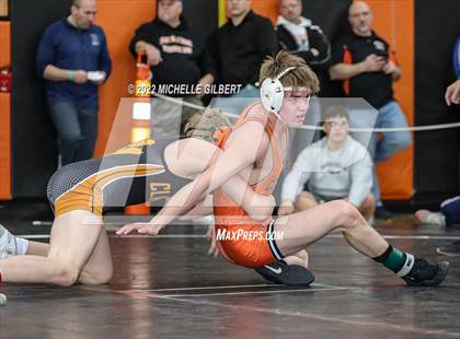 Thumbnail 3 in PIAA AA Regional State Qualifier Wrestlebacks and Semifinals photogallery.