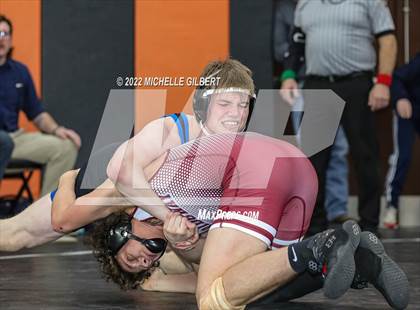 Thumbnail 3 in PIAA AA Regional State Qualifier Wrestlebacks and Semifinals photogallery.