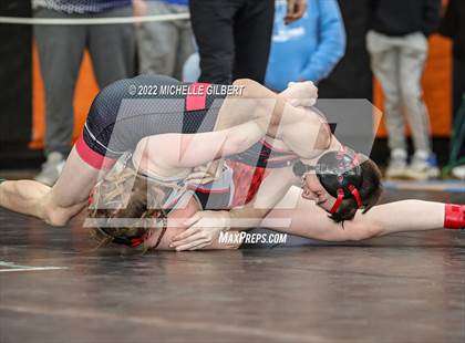 Thumbnail 3 in PIAA AA Regional State Qualifier Wrestlebacks and Semifinals photogallery.
