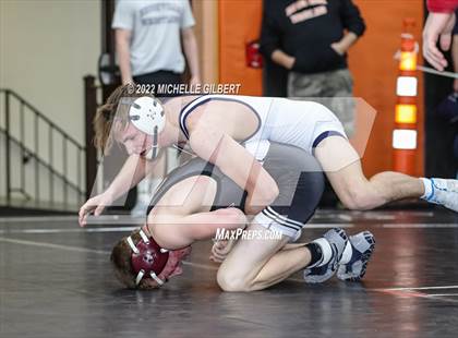 Thumbnail 3 in PIAA AA Regional State Qualifier Wrestlebacks and Semifinals photogallery.