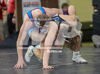 Thumbnail 2 in PIAA AA Regional State Qualifier Wrestlebacks and Semifinals photogallery.
