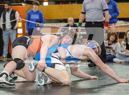 Thumbnail 2 in PIAA AA Regional State Qualifier Wrestlebacks and Semifinals photogallery.