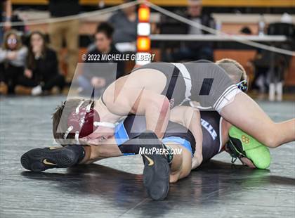 Thumbnail 2 in PIAA AA Regional State Qualifier Wrestlebacks and Semifinals photogallery.