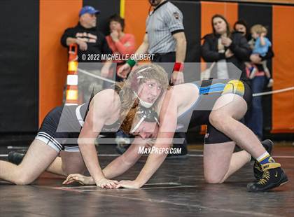 Thumbnail 2 in PIAA AA Regional State Qualifier Wrestlebacks and Semifinals photogallery.