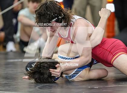 Thumbnail 2 in PIAA AA Regional State Qualifier Wrestlebacks and Semifinals photogallery.