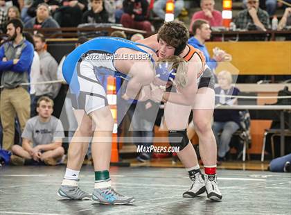 Thumbnail 2 in PIAA AA Regional State Qualifier Wrestlebacks and Semifinals photogallery.