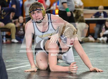 Thumbnail 1 in PIAA AA Regional State Qualifier Wrestlebacks and Semifinals photogallery.