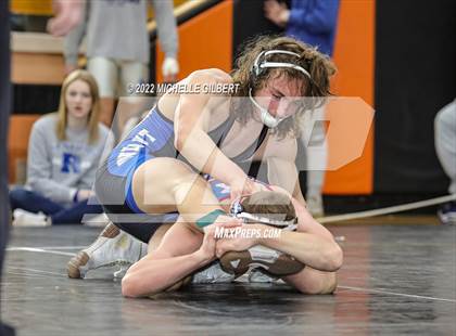 Thumbnail 2 in PIAA AA Regional State Qualifier Wrestlebacks and Semifinals photogallery.