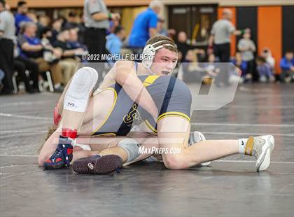 Thumbnail 2 in PIAA AA Regional State Qualifier Wrestlebacks and Semifinals photogallery.