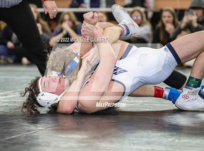 Thumbnail 3 in PIAA AA Regional State Qualifier Wrestlebacks and Semifinals photogallery.