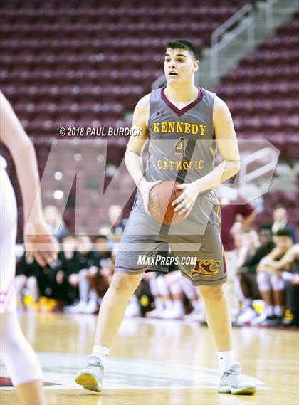 Thumbnail 1 in Our Lady of Lourdes Regional vs. Kennedy Catholic (PIAA A Championship) photogallery.