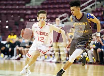 Thumbnail 1 in Our Lady of Lourdes Regional vs. Kennedy Catholic (PIAA A Championship) photogallery.
