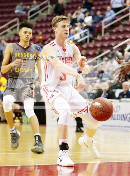 Thumbnail 1 in Our Lady of Lourdes Regional vs. Kennedy Catholic (PIAA A Championship) photogallery.