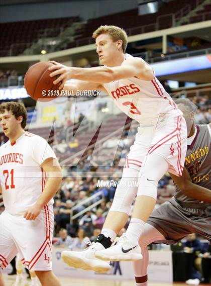 Thumbnail 1 in Our Lady of Lourdes Regional vs. Kennedy Catholic (PIAA A Championship) photogallery.