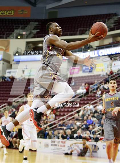 Thumbnail 3 in Our Lady of Lourdes Regional vs. Kennedy Catholic (PIAA A Championship) photogallery.