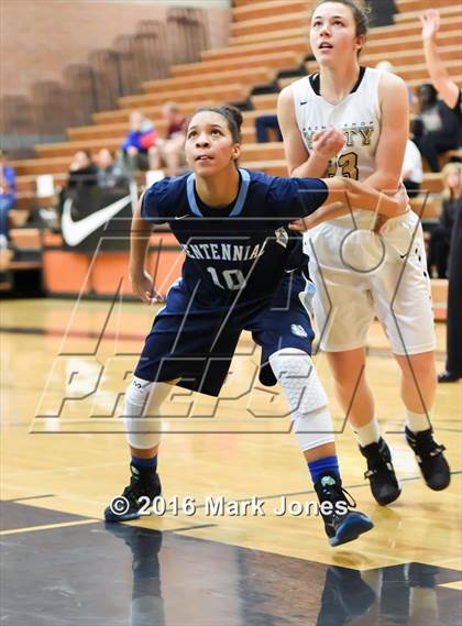 Thumbnail 2 in Archbishop Mitty vs. Centennial (Nike Tournament of Champions) photogallery.