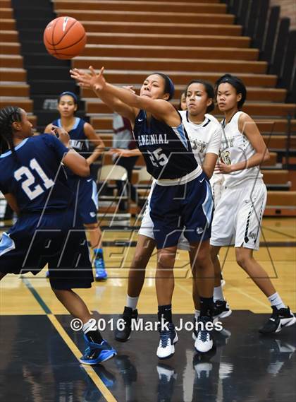 Thumbnail 1 in Archbishop Mitty vs. Centennial (Nike Tournament of Champions) photogallery.