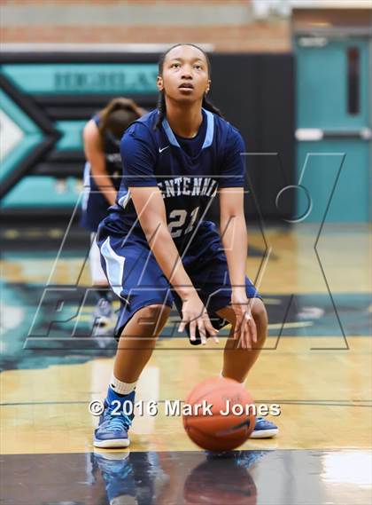 Thumbnail 1 in Archbishop Mitty vs. Centennial (Nike Tournament of Champions) photogallery.