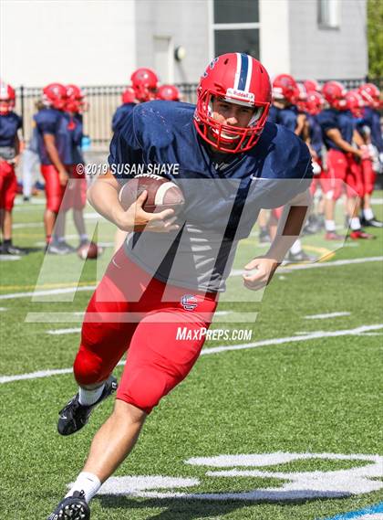 Thumbnail 3 in Xaverian Brothers @ Central Catholic (Scrimmage) photogallery.