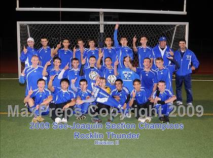 Thumbnail 3 in Rocklin vs. Oak Ridge (CIF SJS D2 Final) photogallery.