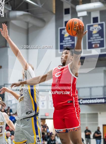 Thumbnail 3 in Montverde Academy vs. Columbus (Chipotle Nationals Semifinal) photogallery.