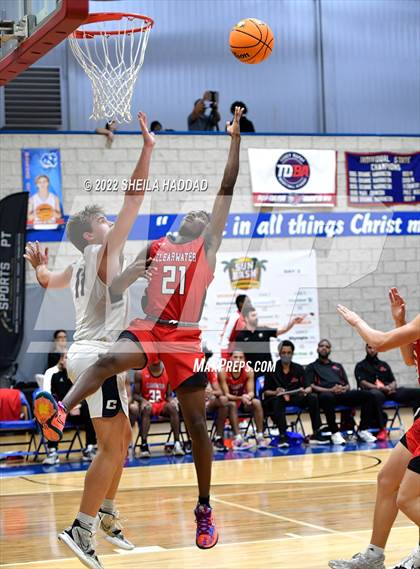 Thumbnail 3 in Calvary Christian vs Clearwater (Sunbash Tournament) photogallery.